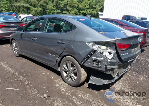 2018 Hyundai Elantra Sel z USA, uszkodzony, nr VIN 5NPD84LF7JH343930